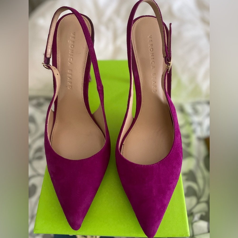 Veronica Beard Sling Back Pumps